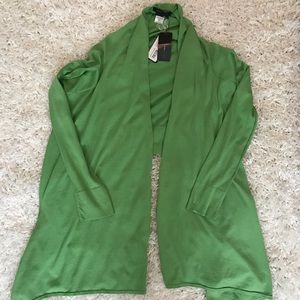 BCBG MaxAzria wrap front sweater